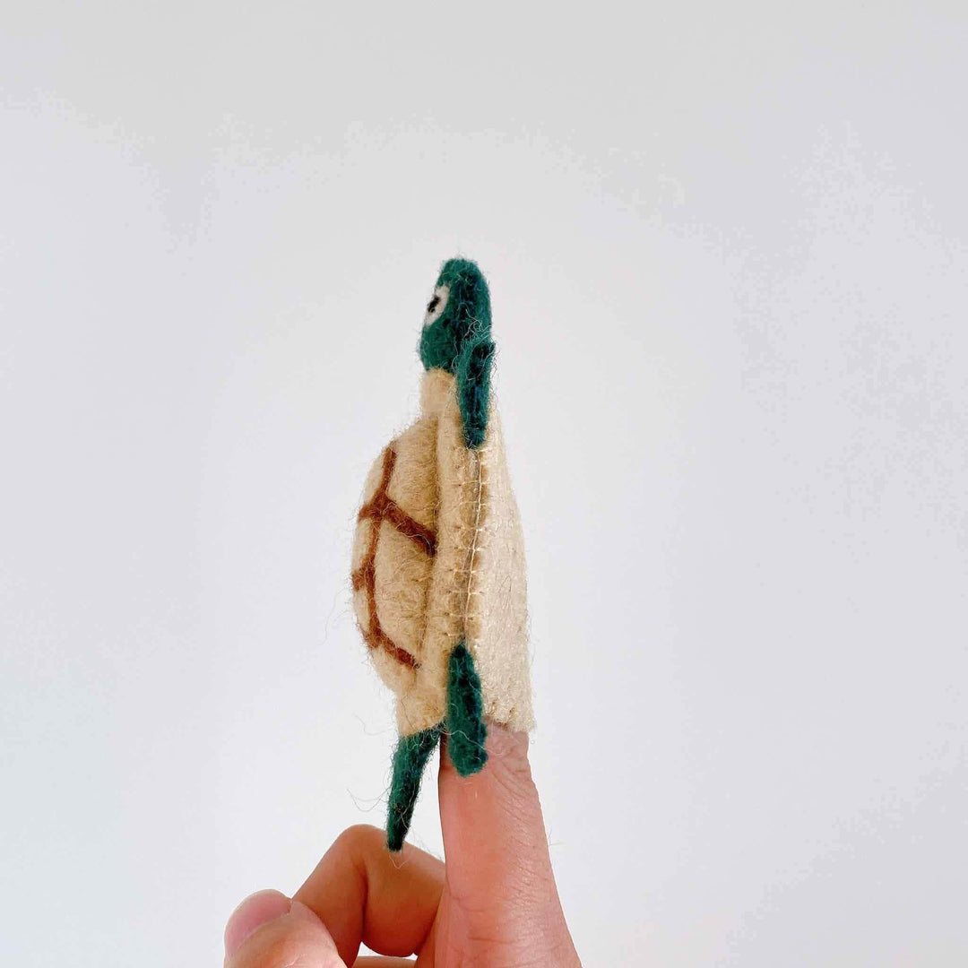 Turtle Finger Puppet