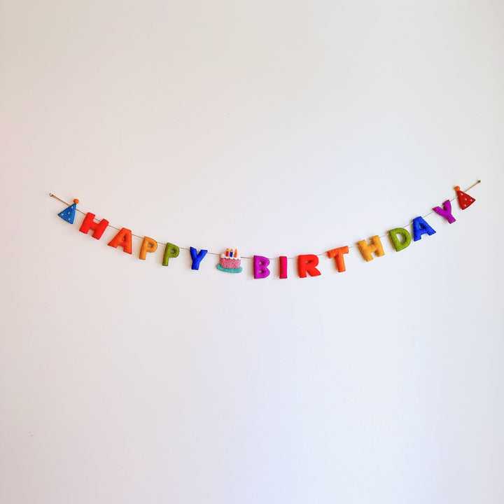 Felt Garland - Happy Birthday
