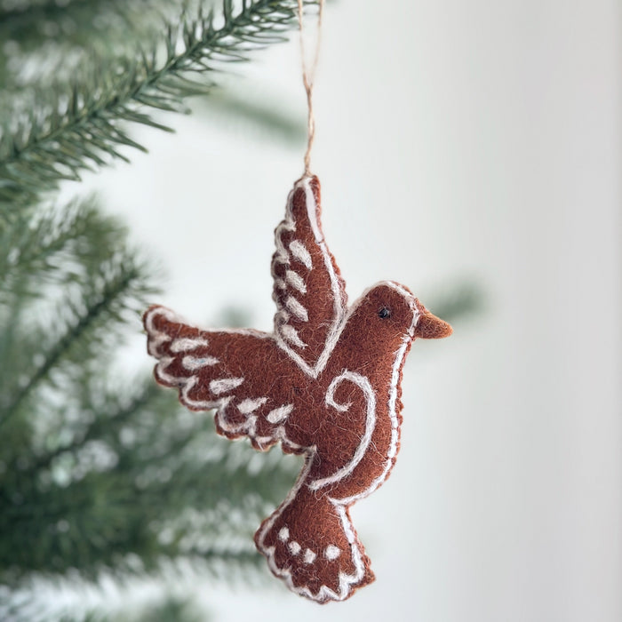 Felt Gingerbread Collection - Dove
