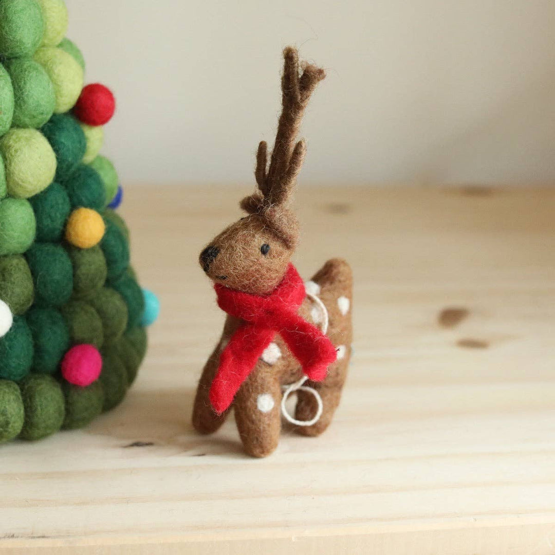 Felt Ornament - Christmas Reindeer