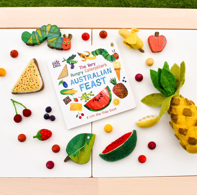 Felt Fruits and Vegetables, Set D, 12 pcs