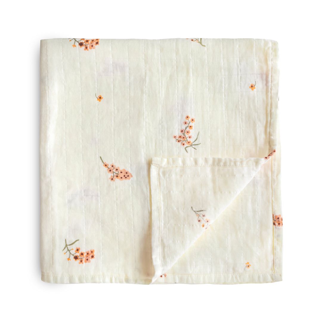 Organic Cotton Muslin Swaddle Blanket
