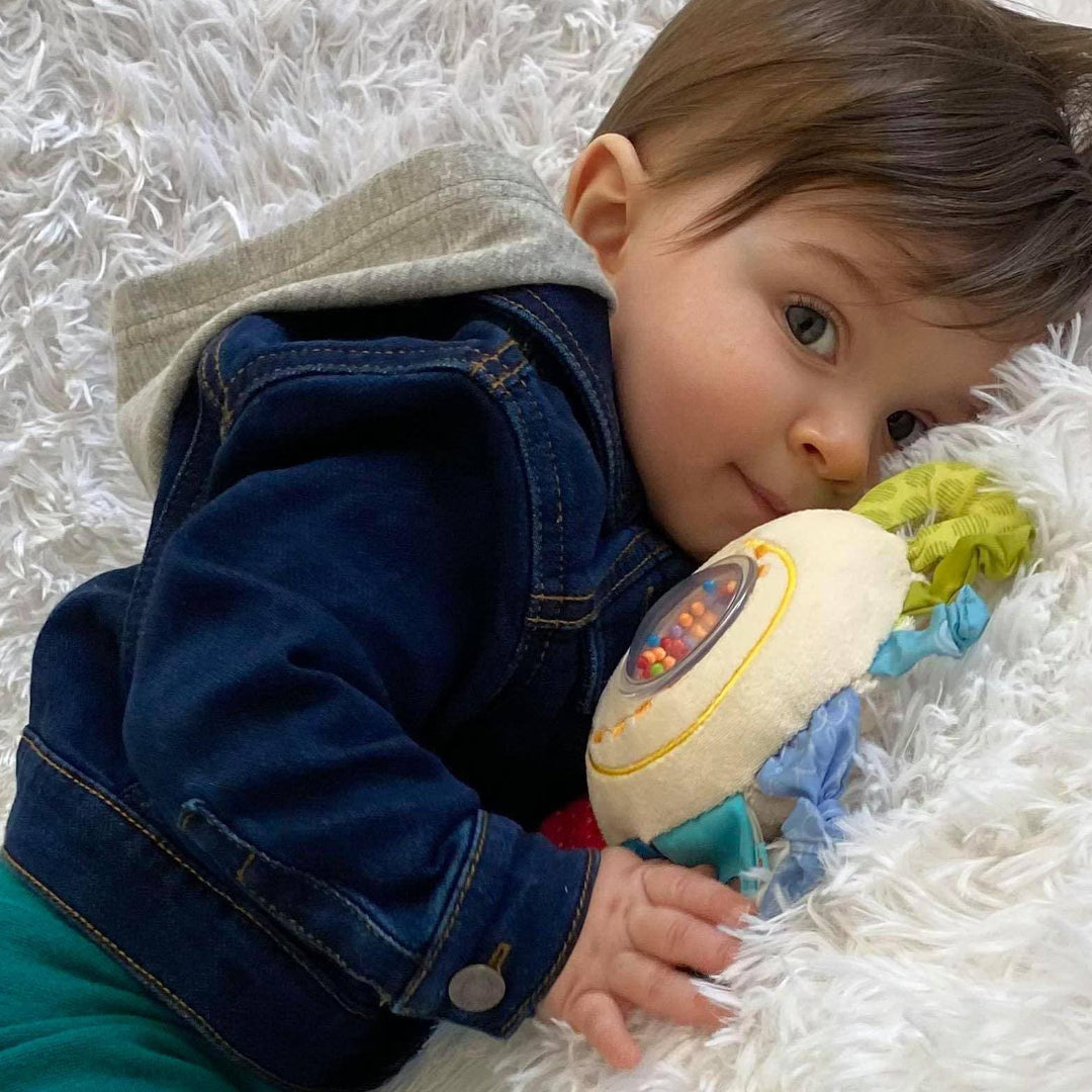 Teether Cuddly Rainbow Round Activity Toy