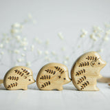 Wooden Hedgehog, Child, a natural wood animal toy by Tiny Fox Hole (view 4) · view 4