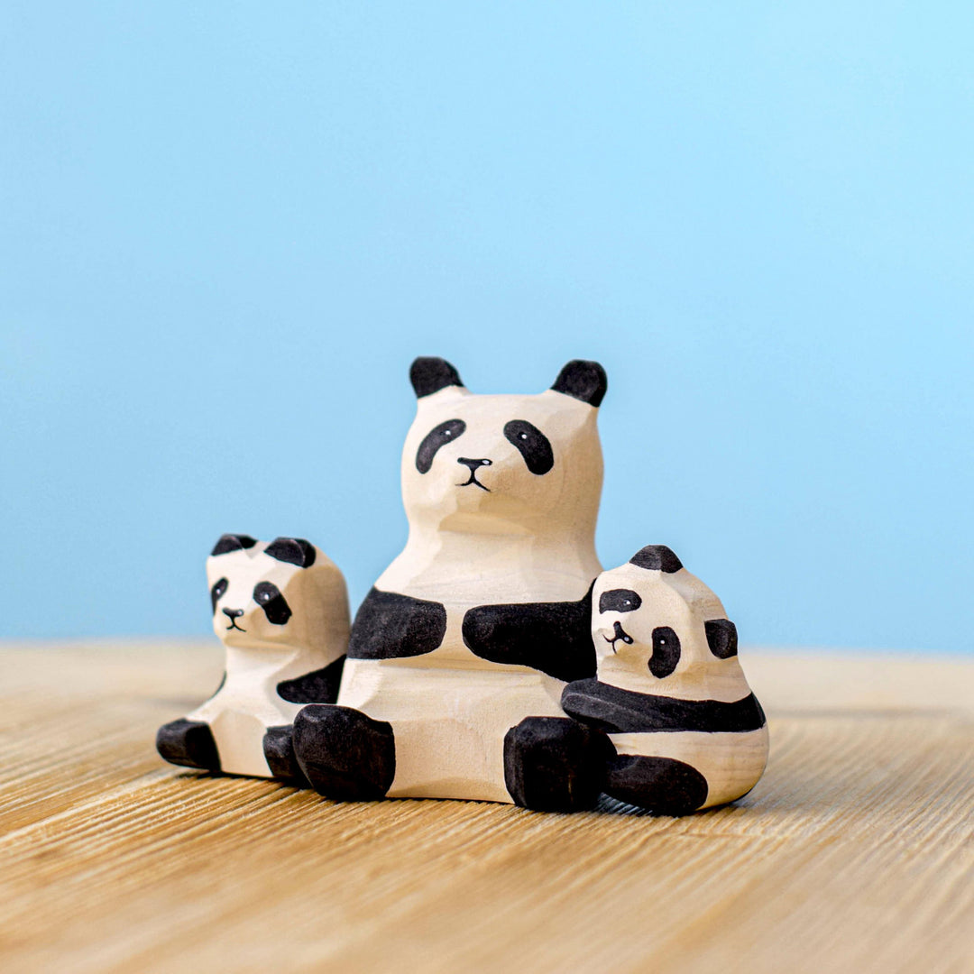 Bumbu Panda Bears Family and Tree Set