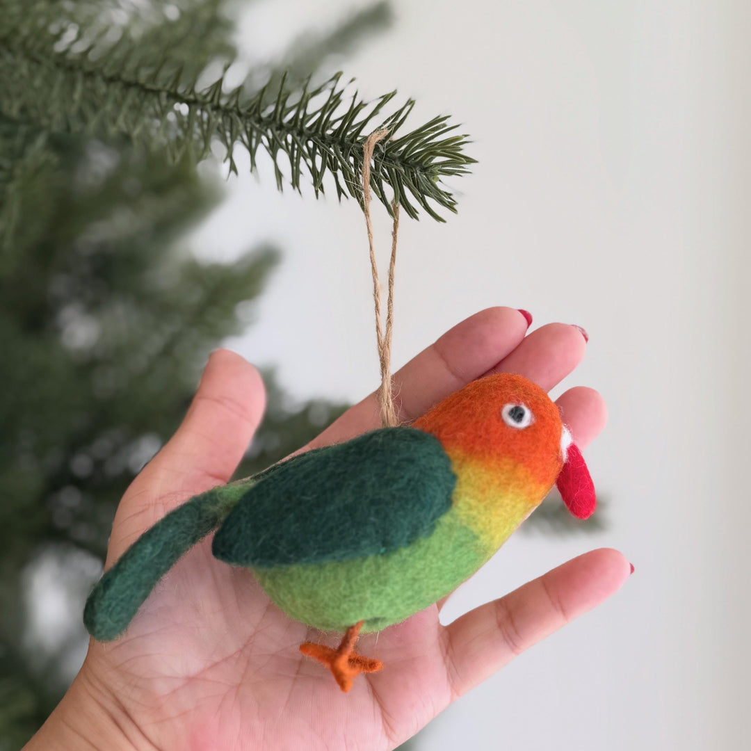 Parrot Felt Ornament