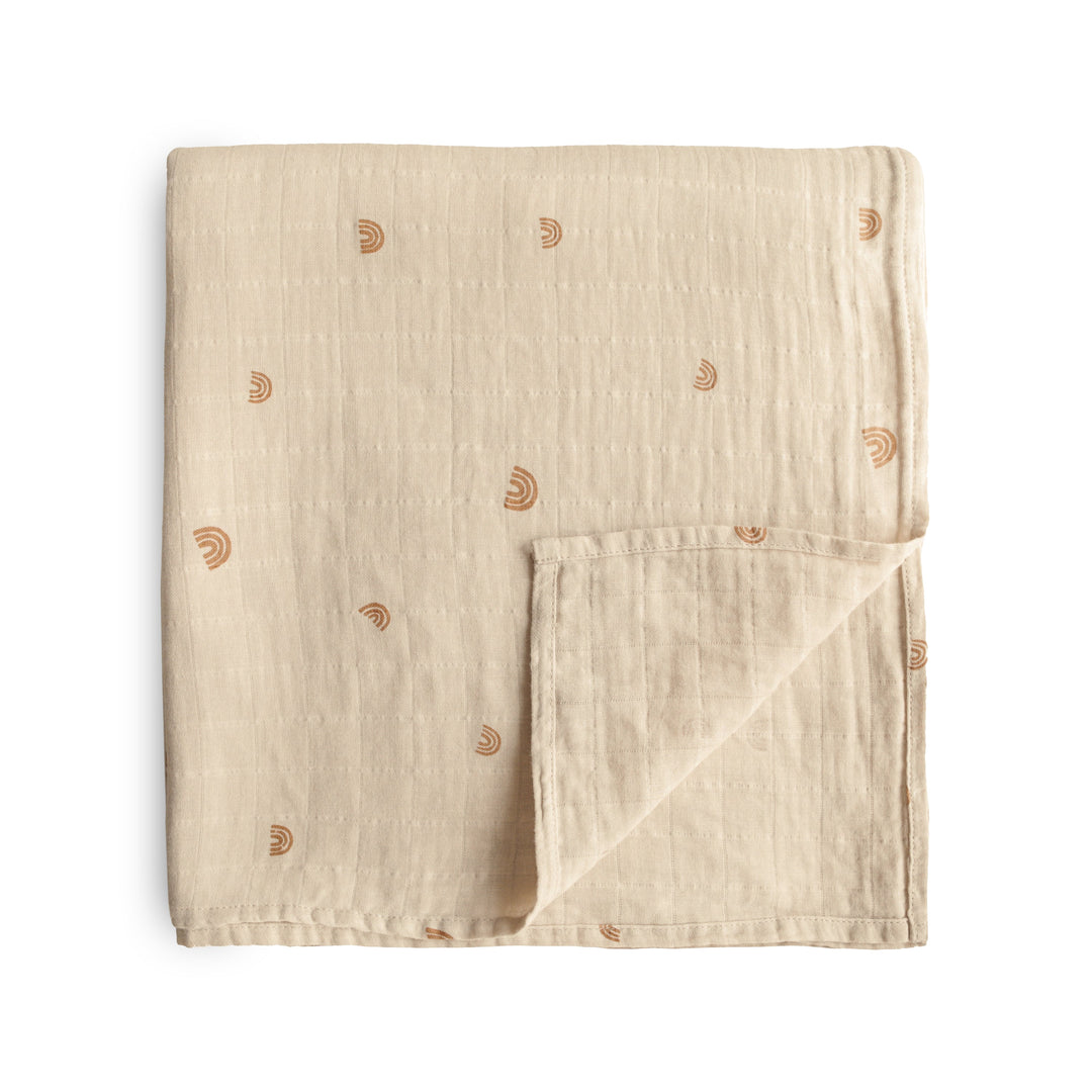 Organic Cotton Muslin Swaddle Blanket