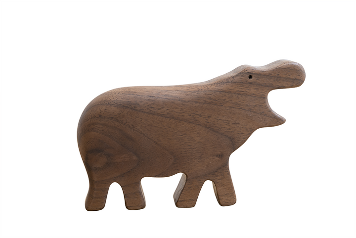Eguchi Toys Wooden Hippo Rattle