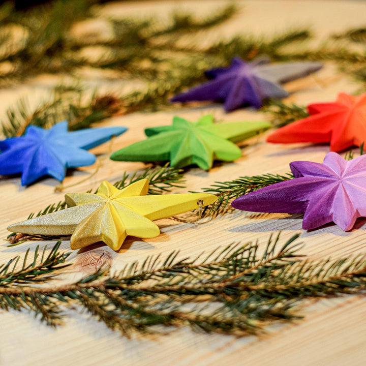 Bumbu Star Christmas Tree Decorations, Set of 6