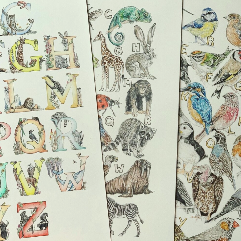 Animal Alphabet Print