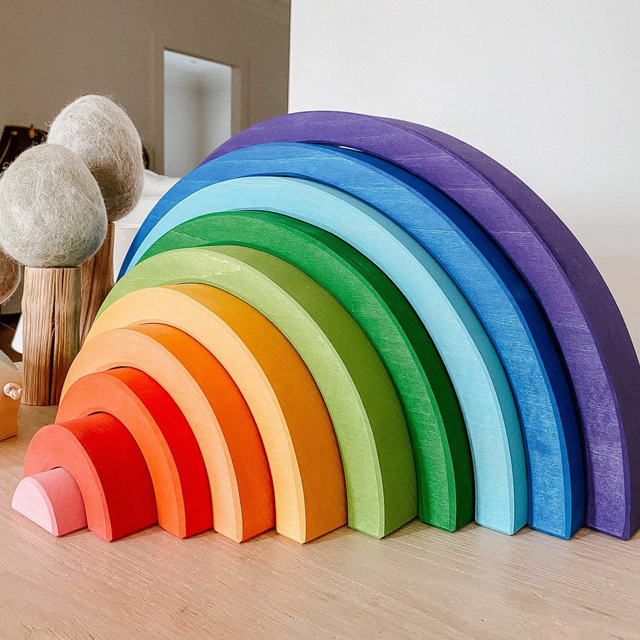 Bauspiel Giant Rainbow, 10 Pieces, photo 1 of 5