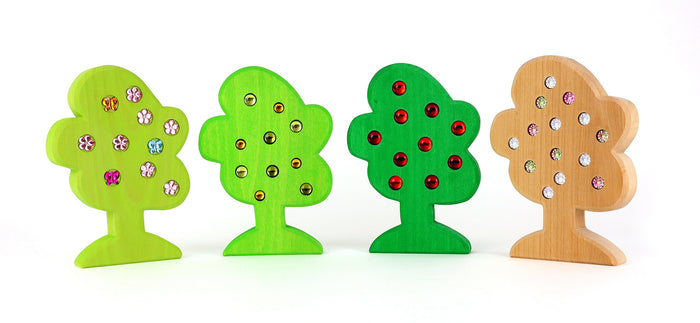Bauspiel Tree Set, 4 Seasons, photo 1 of 3