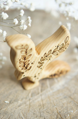 Wooden Phoenix, a natural wood animal toy by Tiny Fox Hole (view 4) · view 4
