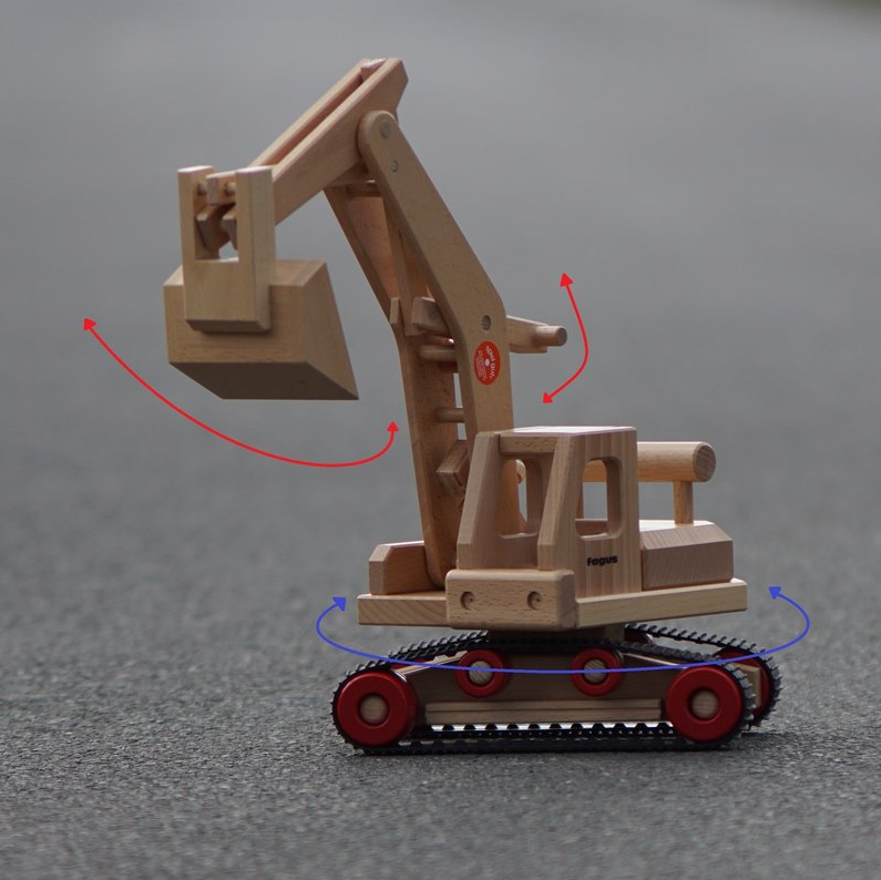 Fagus Wooden Excavator